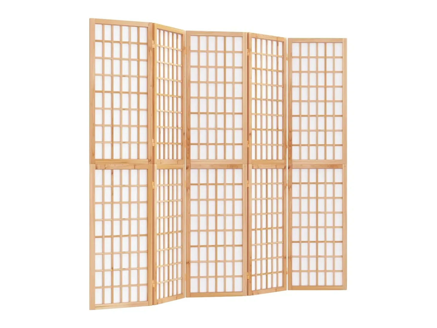 Tabique plegable 5 paneles 200x170 cm