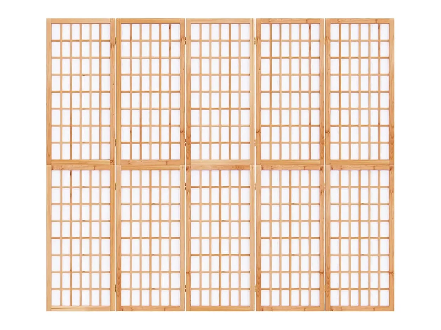 Tabique plegable 5 paneles 200x170 cm