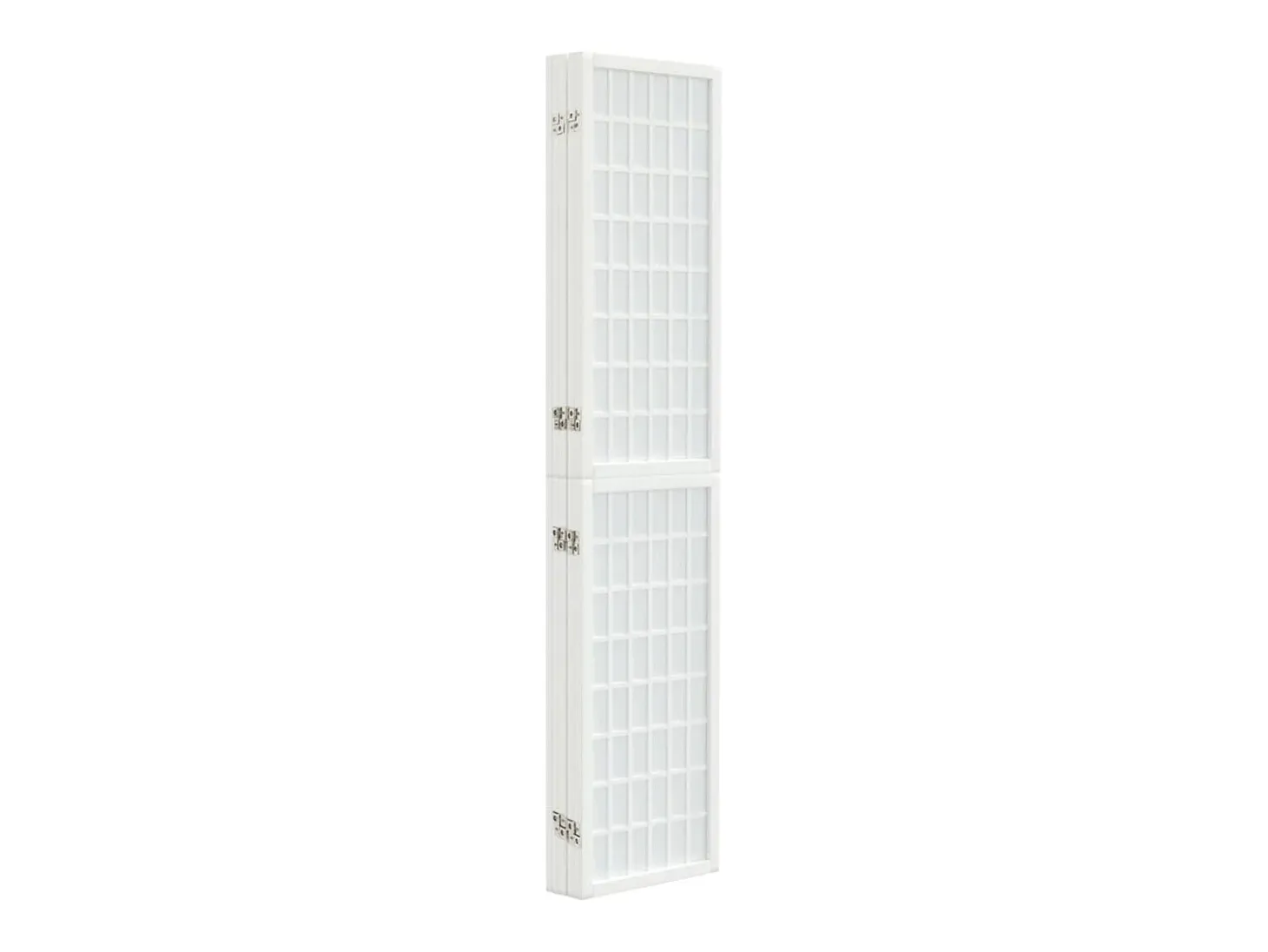 Tabique plegable 5 paneles 200x170 cm Blanco