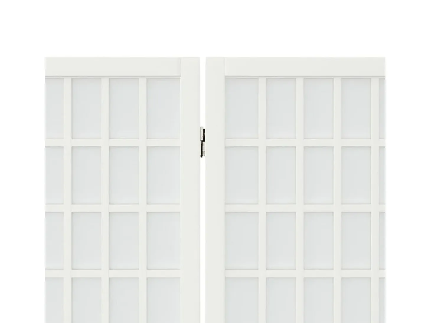 Tabique plegable 6 paneles 240x170 cm Blanco