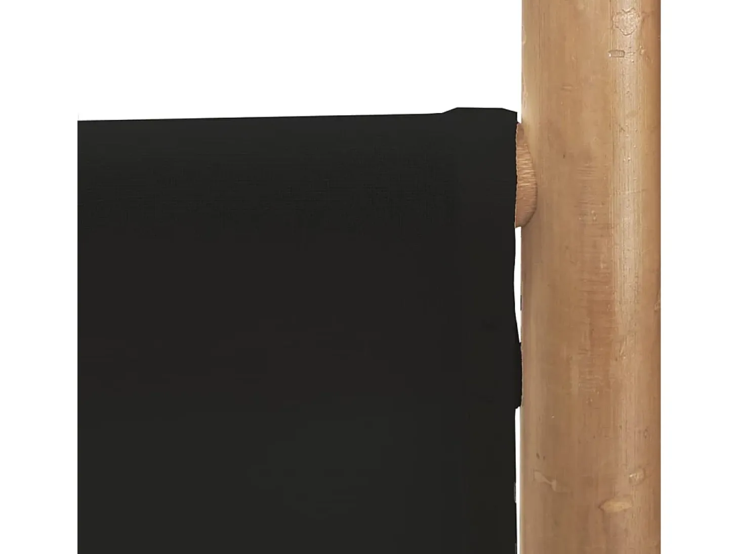 Tabique plegable 5 paneles 200 cm Bambú y lona