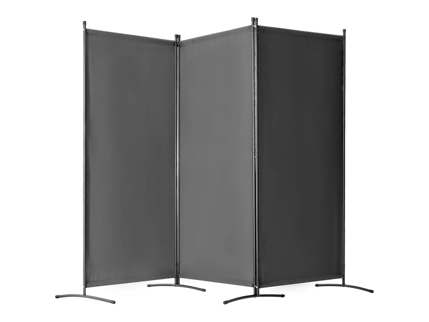 Tabique SucceBuy Biombo de 3 Paneles, Plegable, Portátil, para Oficina, Dormitorio y Estudio, Color Gris