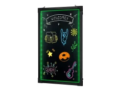 Tablero de Escritura de Mensajes a LED SucceBuy 40,5 x 60,5 cm, con Marcadores y Teléfono