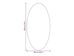 Tapiz Antracita 100 x 200 cm Poliéster