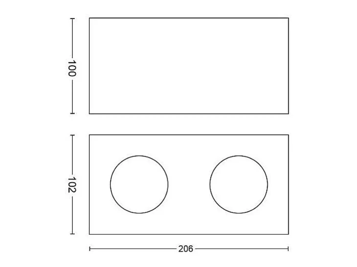 TechBrey Aplique LED Doble Warmglow 9W PHILIPS Box