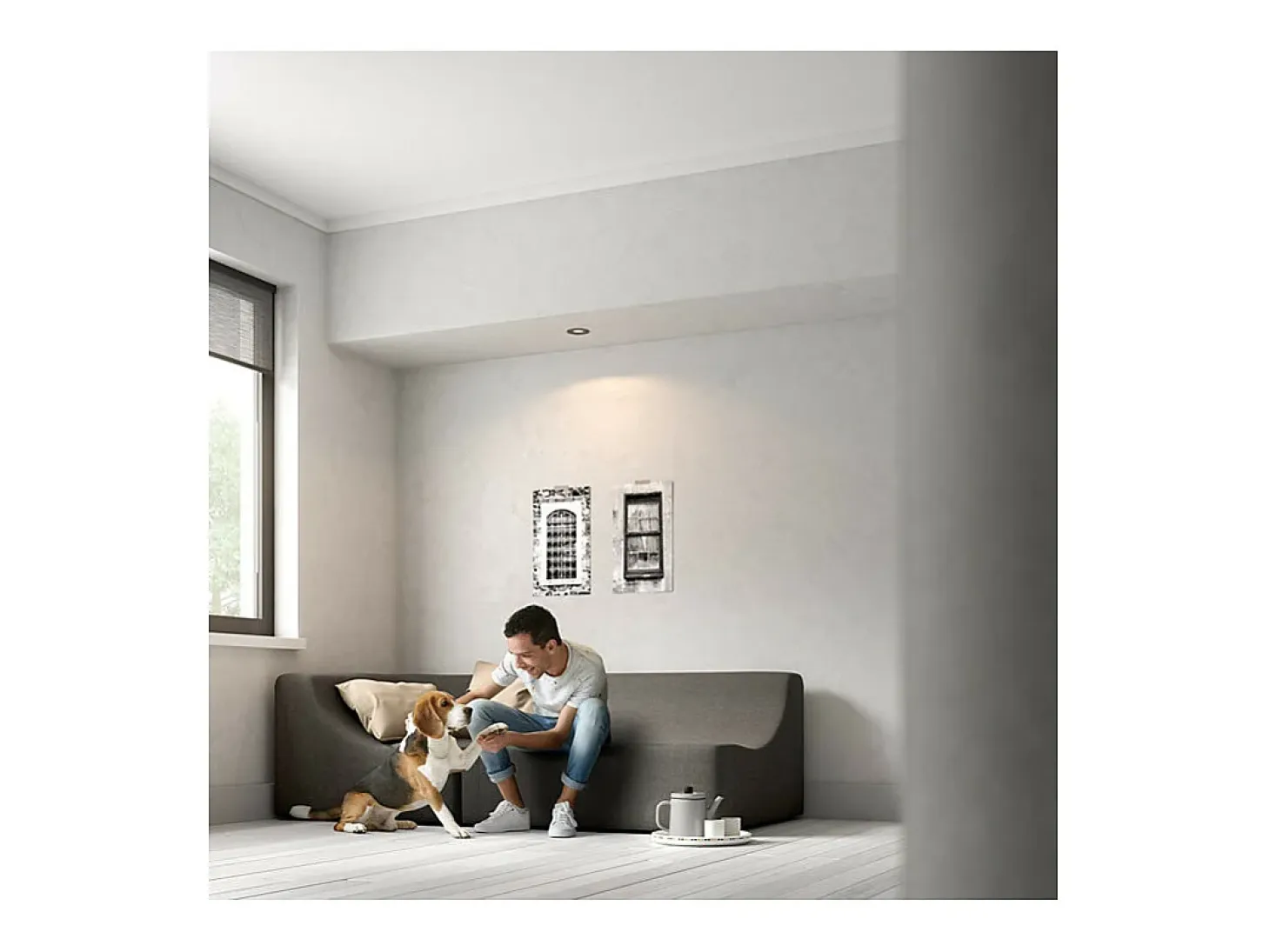 TechBrey Foco Downlight Circular PHILIPS Donegal Corte Ø70 mm