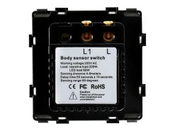 TechBrey Interruptor Detector de Movimiento IR para Mecanismo Modern