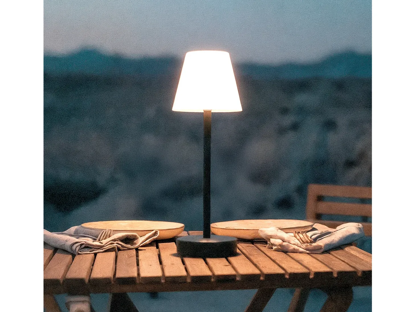 TechBrey Lámpara de Mesa LED Lola Slim 30 Battery