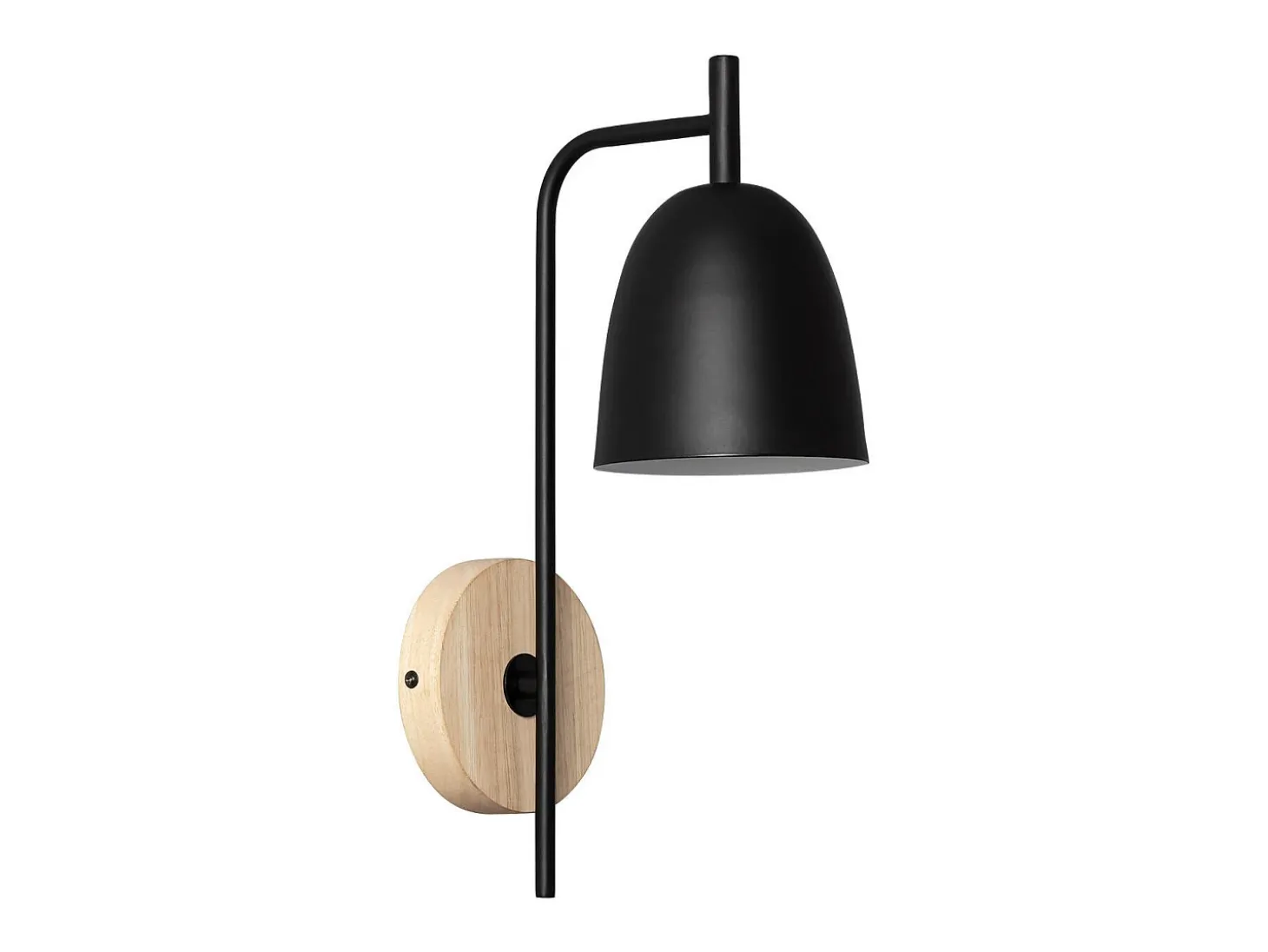 TechBrey Lámpara de Pared de Madera y Metal Fresne