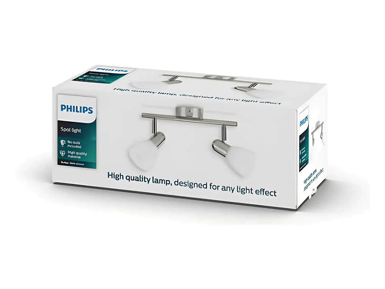TechBrey Lámpara de Techo 2 Focos PHILIPS Burlap