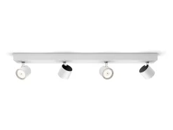TechBrey Lámpara de Techo LED Regulable WarmGlow 4 Focos 4x4.5W PHILIPS Star