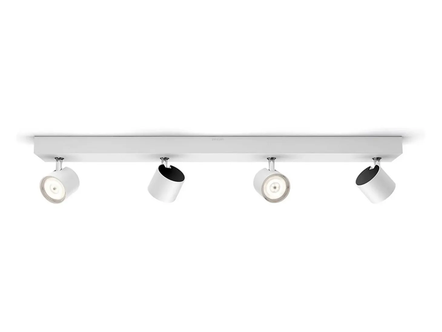 TechBrey Lámpara de Techo LED Regulable WarmGlow 4 Focos 4x4.5W PHILIPS Star