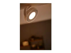 TechBrey Lámpara de Techo LED Regulable WarmGlow 4x4.5W PHILIPS Clockwork