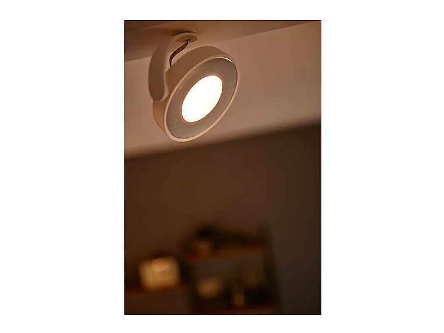 TechBrey Lámpara de Techo LED Regulable WarmGlow 4x4.5W PHILIPS Clockwork