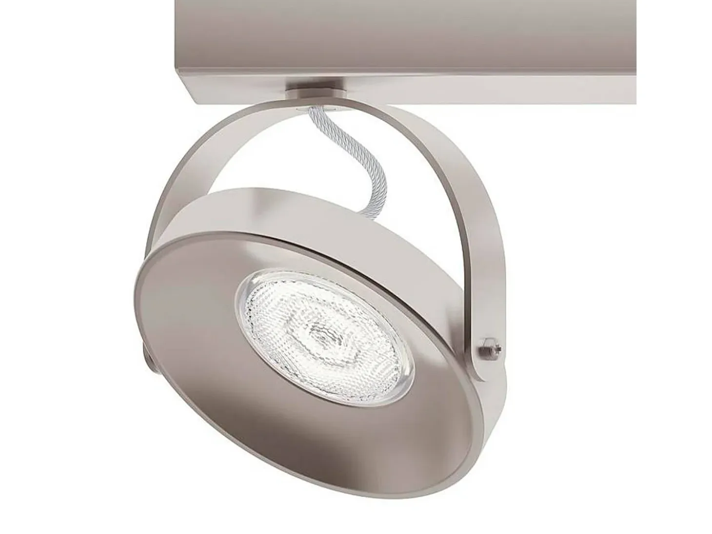 TechBrey Lámpara de Techo LED Regulable 3 Focos PHILIPS Spur 3x4.5W