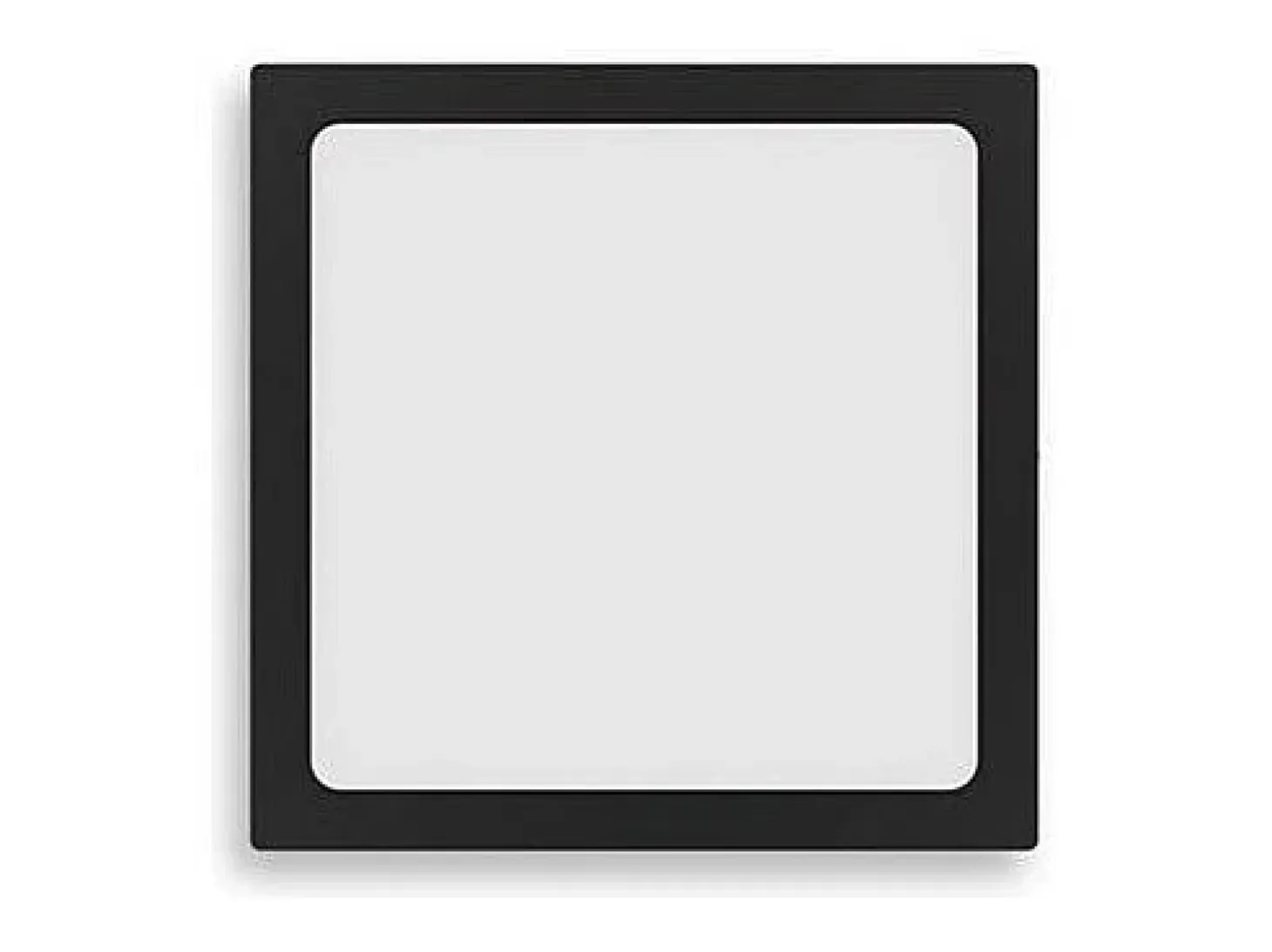 TechBrey Plafón LED Cuadrado Negro 12W PHILIPS Magneos