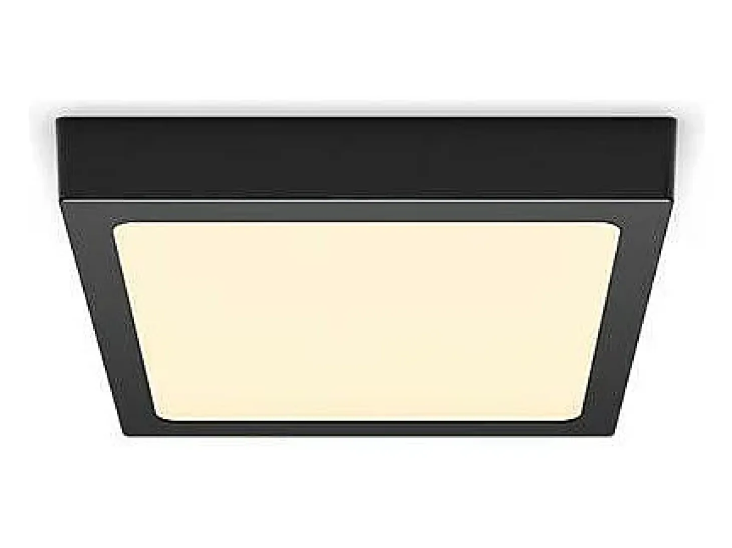 TechBrey Plafón LED Cuadrado Negro 12W PHILIPS Magneos