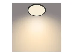 TechBrey Plafón LED 15W PHILIPS CL550 SuperSlim IP44 Regulable 3 Niveles Negro