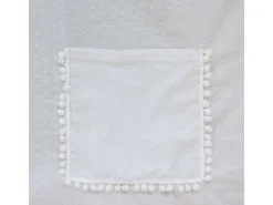 Techo para litera Montessori algodón blanco 167x133/196x90cm