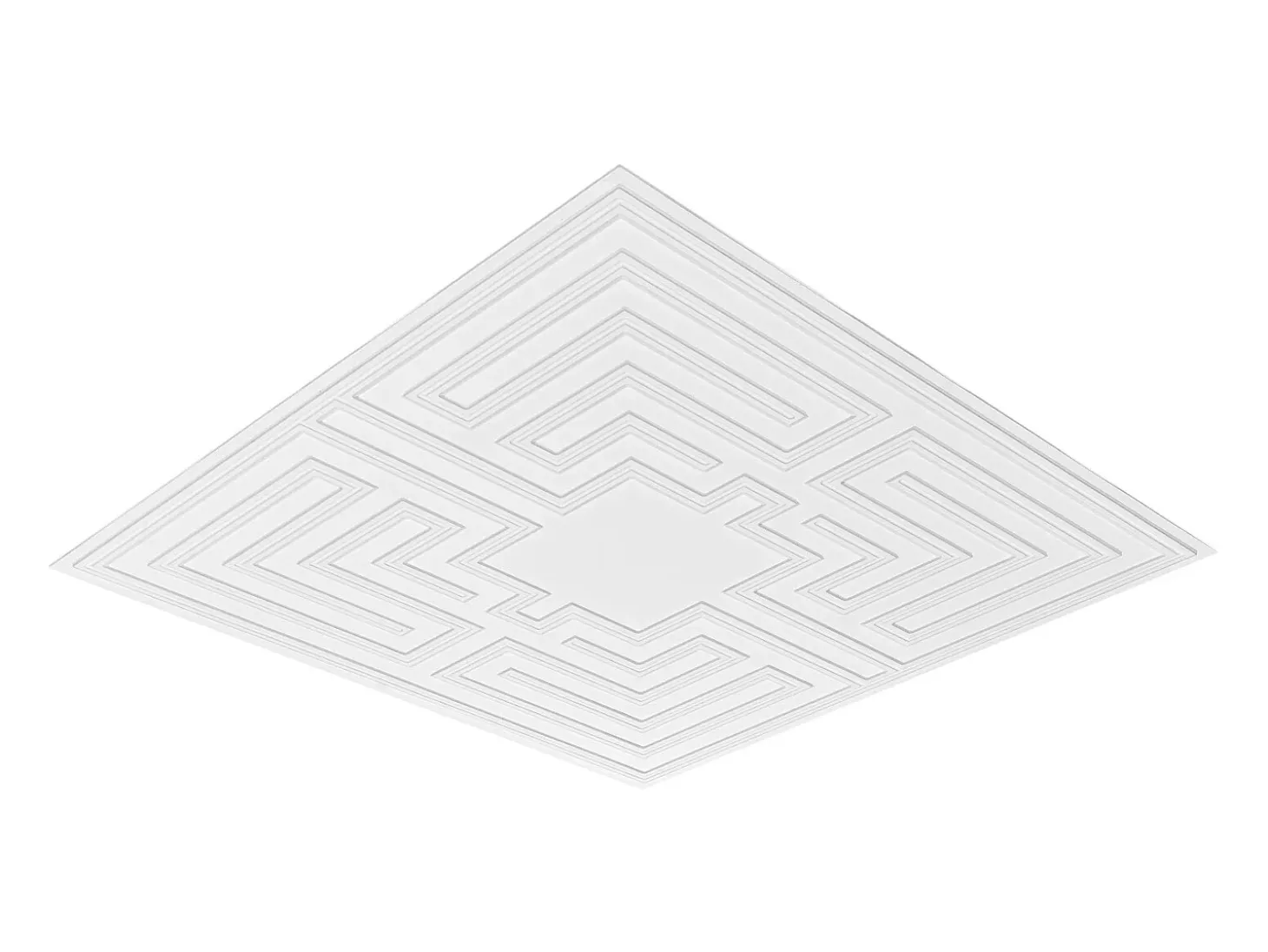 Tejas Autoadhesivas PVC SucceBuy Placas de Techo Pack de 12 60.96CM x 60.96CM PVC Instalación Fácil Blanco Eco Estilo