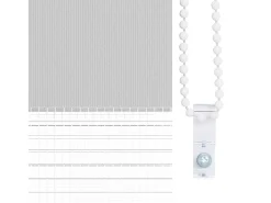 Tejido para estor cebra gris claro ancho 35,9 cm poliéster