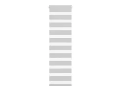 Tejido para estor cebra gris claro ancho 35,9 cm poliéster