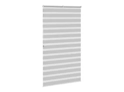 Tejido para estor cebra gris claro ancho 130,9 cm poliéster