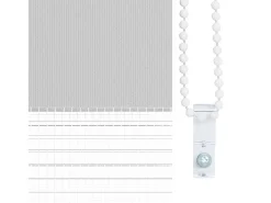 Tejido para estor cebra gris claro ancho 125,9 cm poliéster