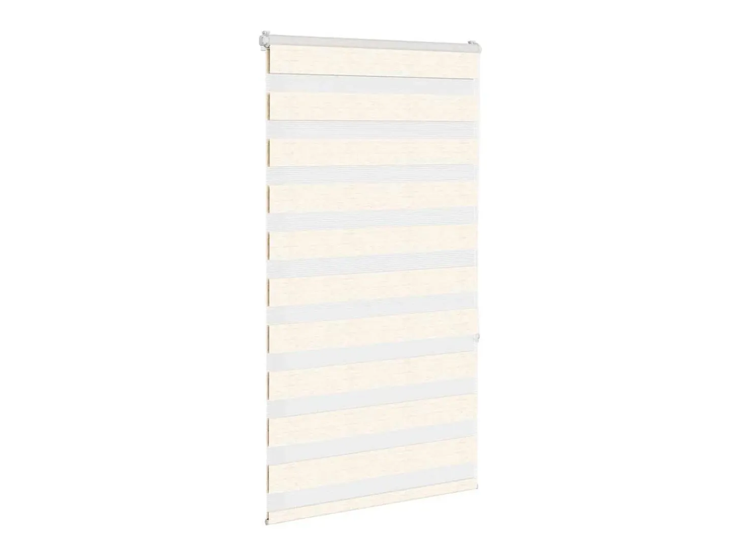 Tejido para estor cebra jaspeado beige ancho 65,9 cm poliéster
