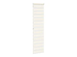 Tejido para estor cebra jaspeado beige ancho 55,9 cm poliéster
