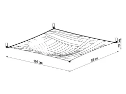 Tessuto Decorativo A Filo Bianco Chiaro G13 Tejido Rasante Decorativo Blanco Claro G13