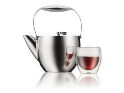Tetera Bodum Columbia de Vidrio 1,5 L - Diseño Elegante y Resistente al Calor