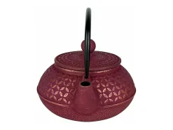 Tetera de hierro fundido Tsubaki rosa 0,6 L