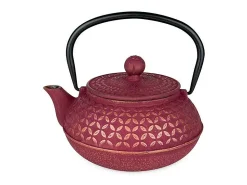 Tetera de hierro fundido Tsubaki rosa 0,6 L