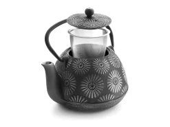 Tetera de hierro fundido Bali 1,2L con filtro removible de acero inoxidable