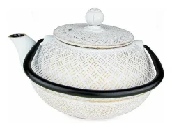 Tetera de hierro fundido Tamayuki blanca - 0,8L