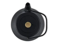 Tetera de Hierro Fundido Saga 1.2L Inducción Beka - Diseño Japonés Negro con Filtro de Té Incluido