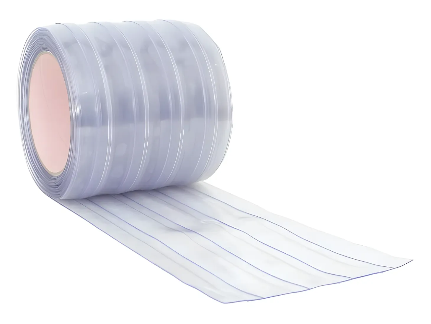 Tira de cortina para puertas PVC transparente 200x1,6 mm 25 m ES383117
