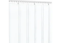 Tira de cortina para puertas PVC transparente 200x1,6 mm 50 m ES410729