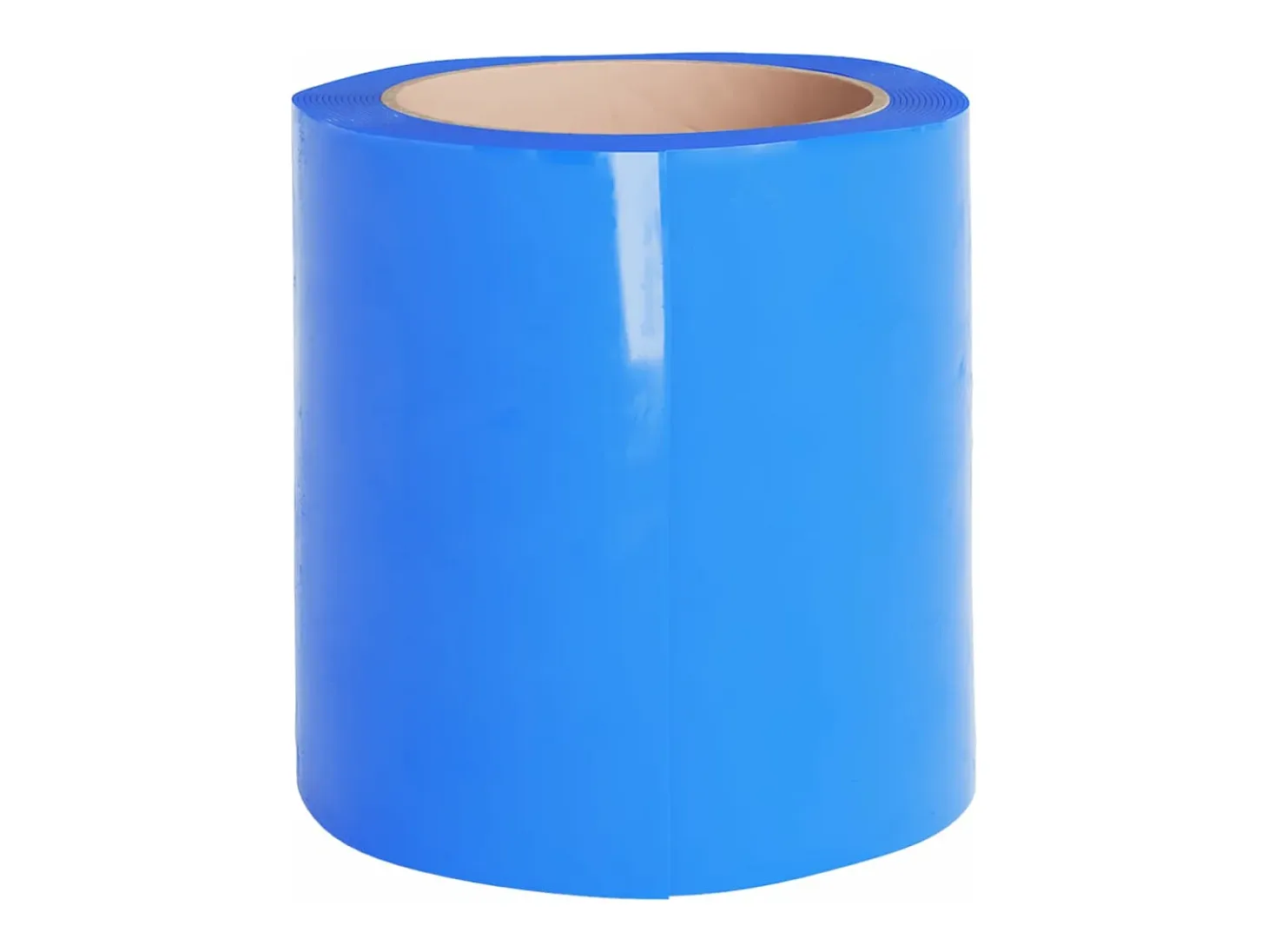 Tira de cortina para puertas PVC azul 200x1,6 mm 10 m ES849491