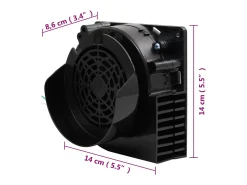 Tira de luces con 110 LED y ventilador 1100 cm