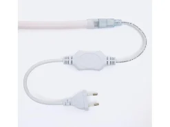 Tira LED Neón Regulable 220V Circular SFLEX14 8W/m Corte 100cm IP65 a Medida Blanco Cálido 4 m