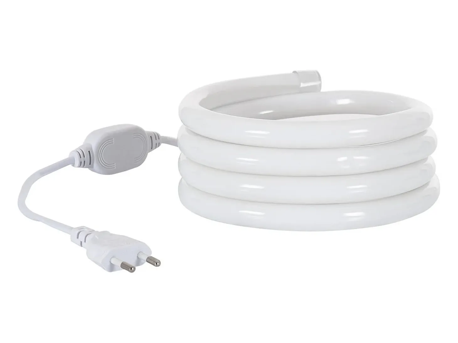 Tira LED Neón Regulable 220V Amarillo Circular 360 9W/m Corte 100cm IP67 a Medida 4 m