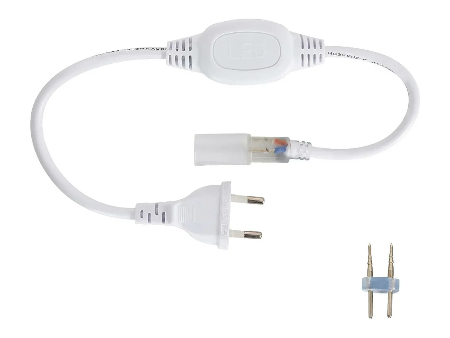 Tira LED Neón Regulable 220V BOBINA 50m Azul Circular 360 9W/m Corte 100cm IP67 Azul