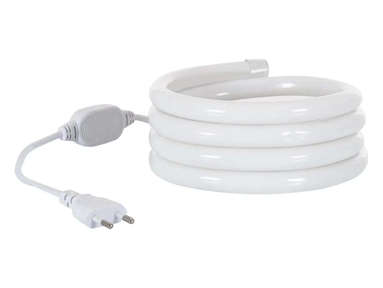 Tira LED Neón Regulable 220V Amarillo Circular 360 9W/m Corte 100cm IP67 a Medida 3 m