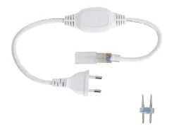 Tira LED Neón Regulable 220V Amarillo Circular 360 9W/m Corte 100cm IP67 a Medida 15 m