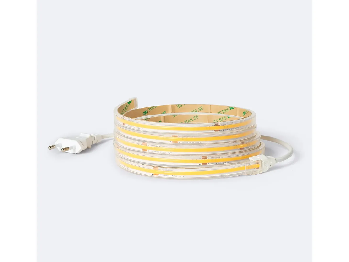 Tira LED Regulable 220V COB Autorrectificada 560 LED/m 14W/m 1250lm/m SILICONE FLEX IC-2P Ancho 10mm Corte 10cm IP65 a Medida 6000K Blanco Frío 15 m