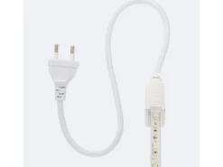 Tira LED Regulable 220V SMD Autorectificada 120 LED/m 10W/m 1000lm/m Ancho 12mm Corte 10cm IP65 a Medida 2700K Blanco Cálido 5 m