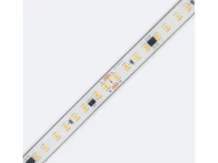 Tira LED Regulable 220V SMD Autorectificada 120 LED/m 14W/m 1680lm/m SILICONE FLEX Ancho 12mm Corte 10cm IP67 a Medida 6000K Blanco Frío 1 m