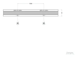 Tira LED 24V COB 320 LED/m Bobina 20m 11W/m 1100lm/m Ancho 8mm Corte 10cm IP20 CRI90 5000K Blanco Frío